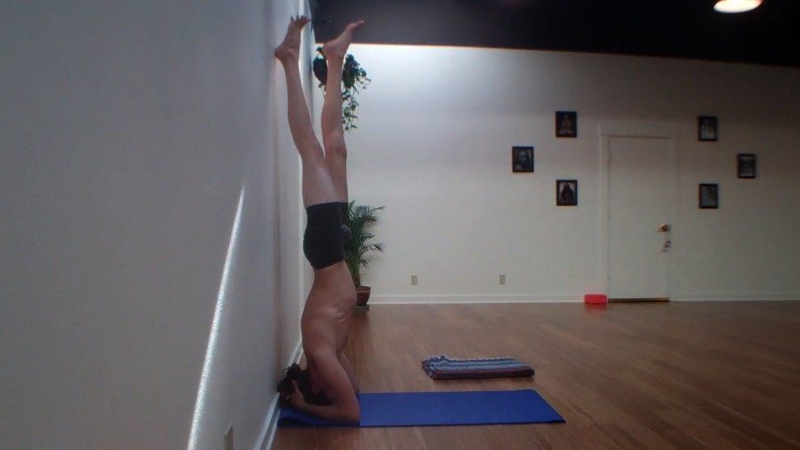 Yoga headstand for beginners